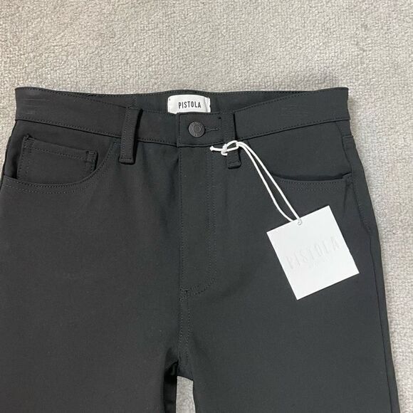 Brand New Pistola Women’s Black Knit Skinny Leg Jeans Stretch NWT - Picture 2 of 6